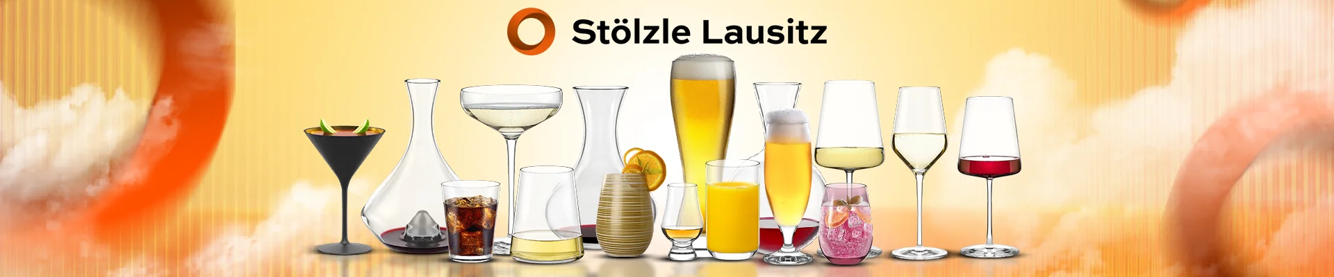 Stolzle Lausitz brand banner